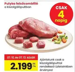 Spar Pulyka felsőcombfilé ajánlat
