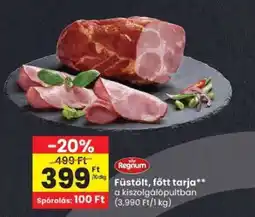 Spar Füstölt, főtt tarja ajánlat