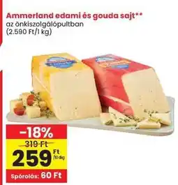 Spar Ammerland edami és gouda sajt ajánlat