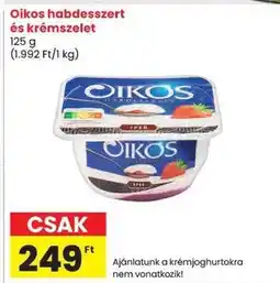 Spar Oikos habdesszert és krémszelet ajánlat