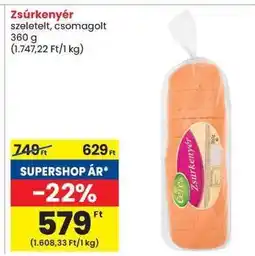 Spar Zsúrkenyér ajánlat