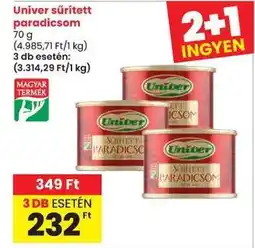 Spar Univer Sűrített paradicsom ajánlat