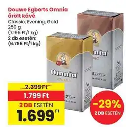 Spar Douwe Egberts Omnia Őrölt Kávé ajánlat