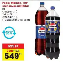 Spar Pepsi, Mirinda, 7UP szénsavas üdítőital ajánlat