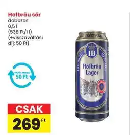 Spar Hofbräu sör ajánlat