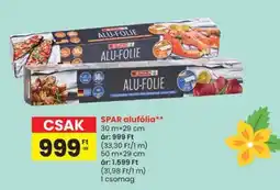 Spar SPAR alufólia ajánlat