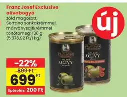 Spar Franz Josef Exclusive olívabogyó ajánlat
