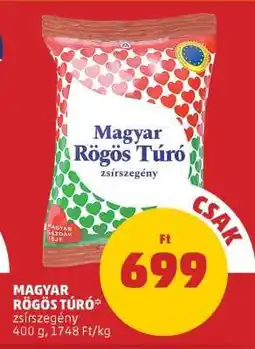 PENNY Magyar rögös túró ajánlat