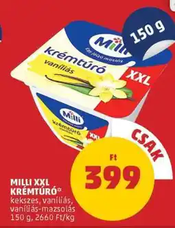 PENNY Milli XXL Krémtúró ajánlat