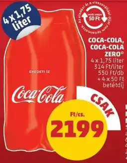 PENNY Coca Cola / Coca Cola Zero ajánlat