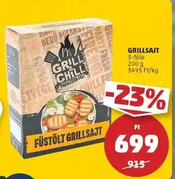 PENNY Füstölt Grillsajt ajánlat