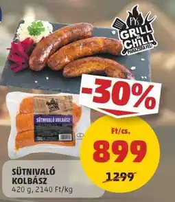 PENNY Sütni való kolbász ajánlat