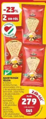 PENNY Aranykosár Tészta ajánlat