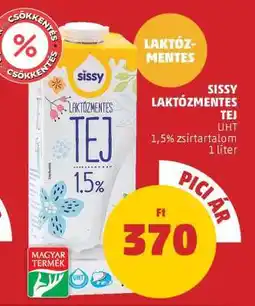 PENNY Sissy Laktózmentes Tej ajánlat