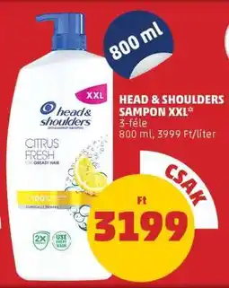 PENNY Head & Shoulders Sampon XXL ajánlat