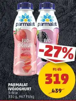 PENNY PARMALAT Ivójoghurt ajánlat