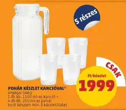 PENNY Pohár készlet kancsóval ajánlat