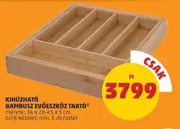 PENNY Kihúzható bambusz evőeszköz tartó ajánlat