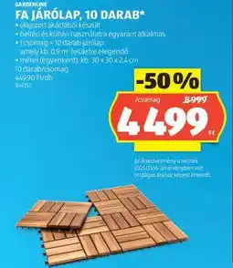 ALDI FA JÁRÓLAP, 10 DARAB ajánlat