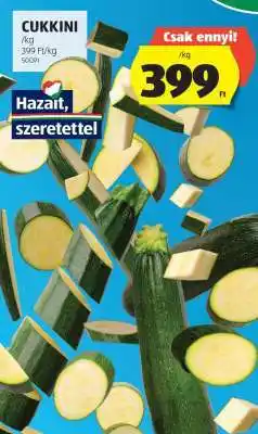 ALDI Cukkini ajánlat