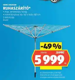 ALDI Ruhaszárító ajánlat