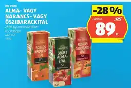 ALDI RIO D'ORO ALMA- VAGY NARANCS- VAGY ŐSZIBARACKITAL ajánlat