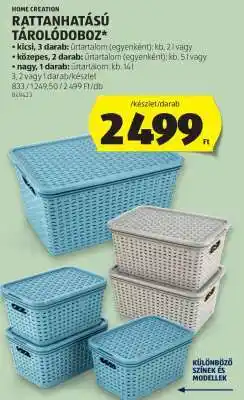 ALDI Rattanhatású Tárolódoboz ajánlat