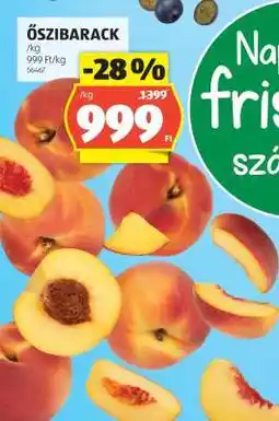 ALDI Őszibarack ajánlat