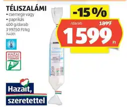 ALDI Téliszalámi ajánlat