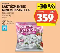 ALDI Szárvasi Laktózmentes Mini Mozzarella ajánlat