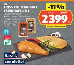 ALDI FRISS XXL MARINÁLT CSIRKEMELLFILÉ ajánlat