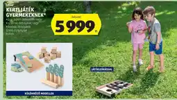 ALDI Kerti játék gyermekeknek ajánlat