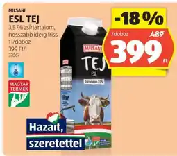 ALDI MILSANI ESL TEJ ajánlat