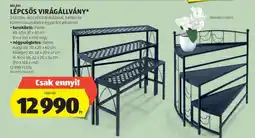 ALDI BELAVI LÉPCSŐS VIRÁGÁLLVÁNY ajánlat