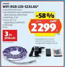 ALDI CASALUX WIFI RGB LED-SZALAG ajánlat