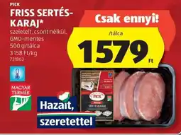 ALDI Pick Friss Sertéskaraj ajánlat
