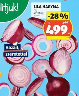 ALDI Lila hagyma ajánlat