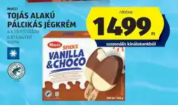 ALDI Mucci Tojás Alakú Pálcikás Jégkrém ajánlat
