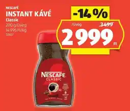 ALDI NESCAFÉ INSTANT KÁVÉ Classic ajánlat