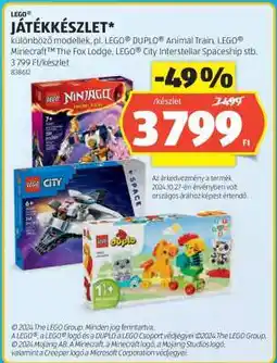 ALDI LEGO JÁTÉKKÉSZLET ajánlat