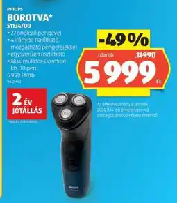 ALDI PHILIPS BOROTVA S1134/00 ajánlat