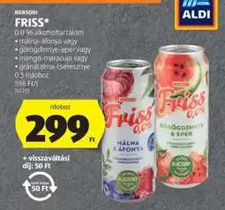 ALDI Borsodi Friss ajánlat