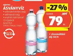 ALDI AQUITAS ÁSVÁNYVÍZ ajánlat