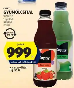 ALDI Cappy Gyümölcsital ajánlat