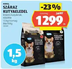 ALDI Romeo Száraz Kutyaeledel ajánlat