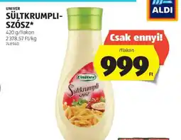 ALDI UNIVER SÜLTKRUMPLI-SZÓSZ ajánlat