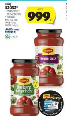 ALDI MAGGI SZÓSZ ajánlat