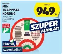 ALDI Kokárdás Mini Trappista Korong ajánlat