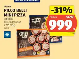 ALDI PIZZ'AH PICCO BELLI MINI PIZZA ajánlat