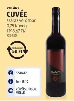 ALDI Villány Cuvée ajánlat